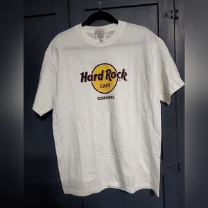 Hard Rock Cafe White Unusex T-Shirt - Size XL